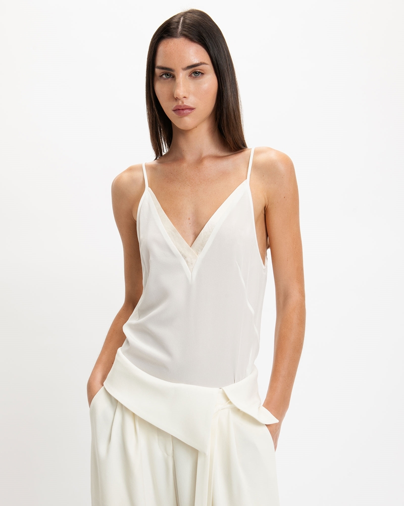 Tops and Shirts | Silk Camisole | 103 Ivory