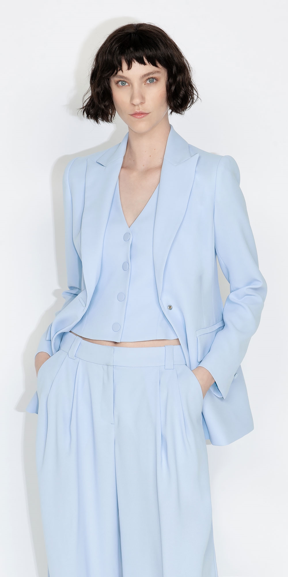 Sky Blue Blazer | Buy Jackets Online - Cue