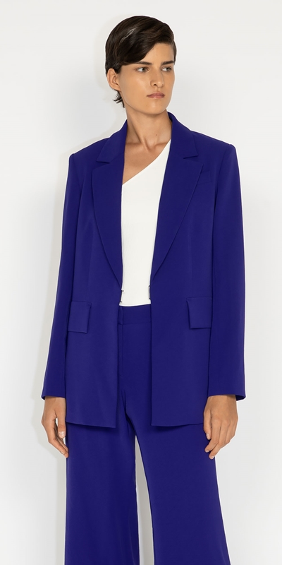 Wear to Work  | Ultra Violet Relaxed Blazer | 571 Ultra Violet