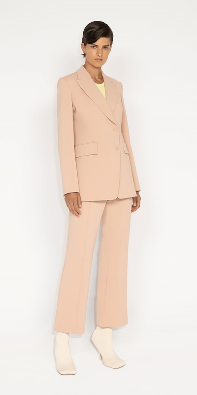 New Arrivals | Twill Tailored Jacket | 857 Light Clay