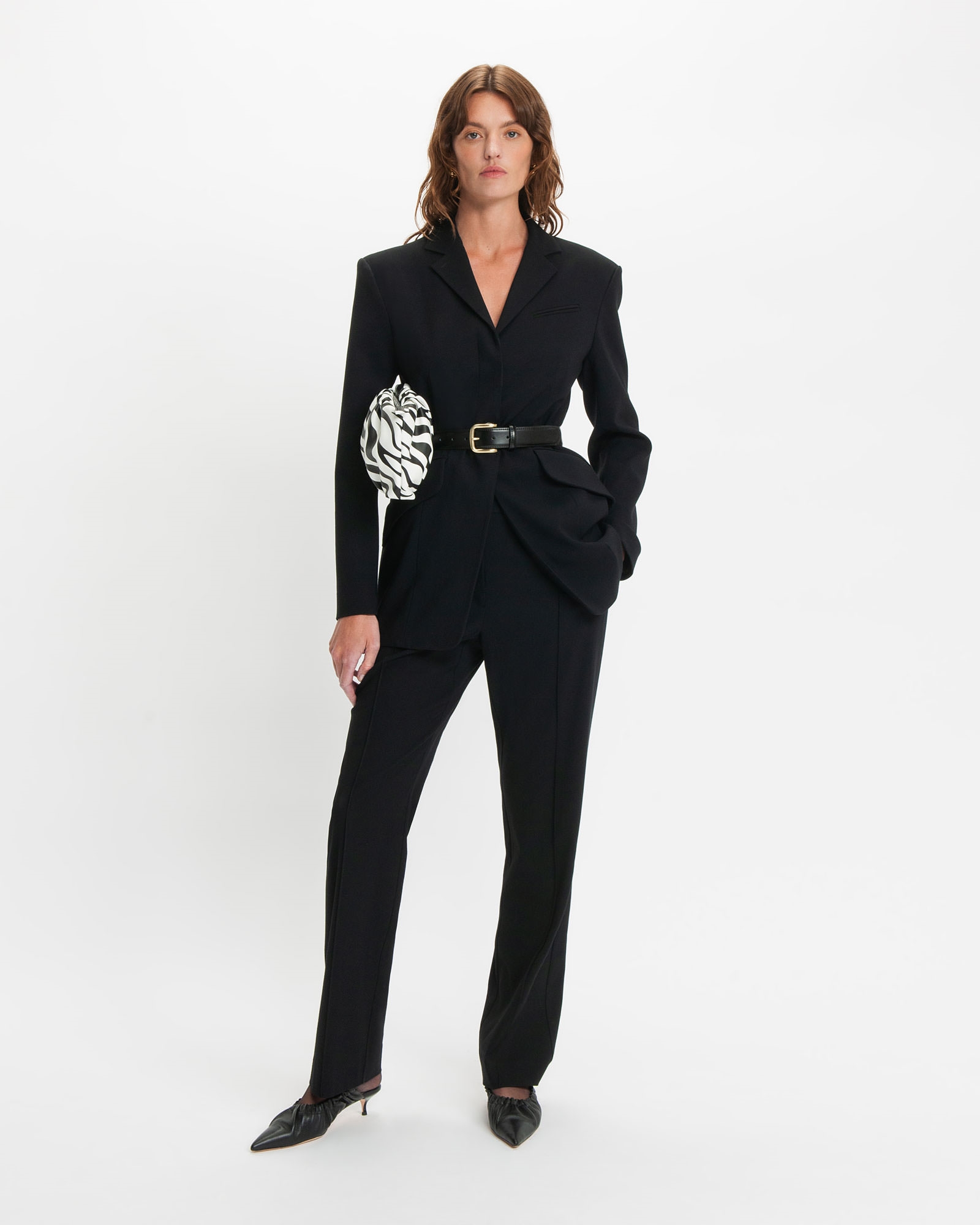 Jackets and Coats | Three Button Blazer  | 990 Black