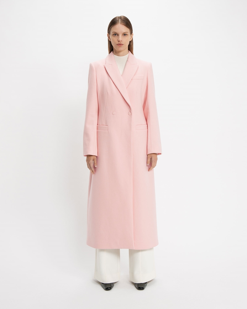 Wool Felt Tailored Coat | Buy Jackets & Coats Online - Cue