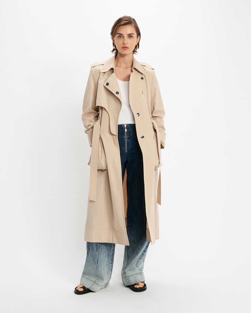 Cotton Drill Trench | Buy Jackets and Coats Online - Cue