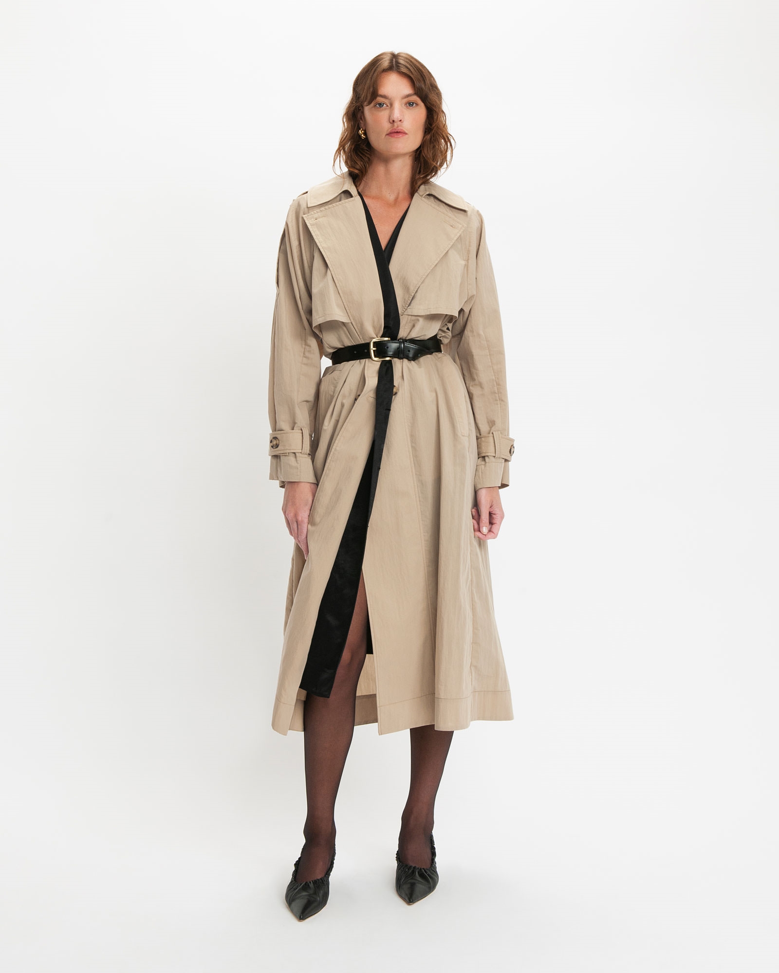 Cotton Twill Trench Coat Buy Jackets And Coats Online Cue