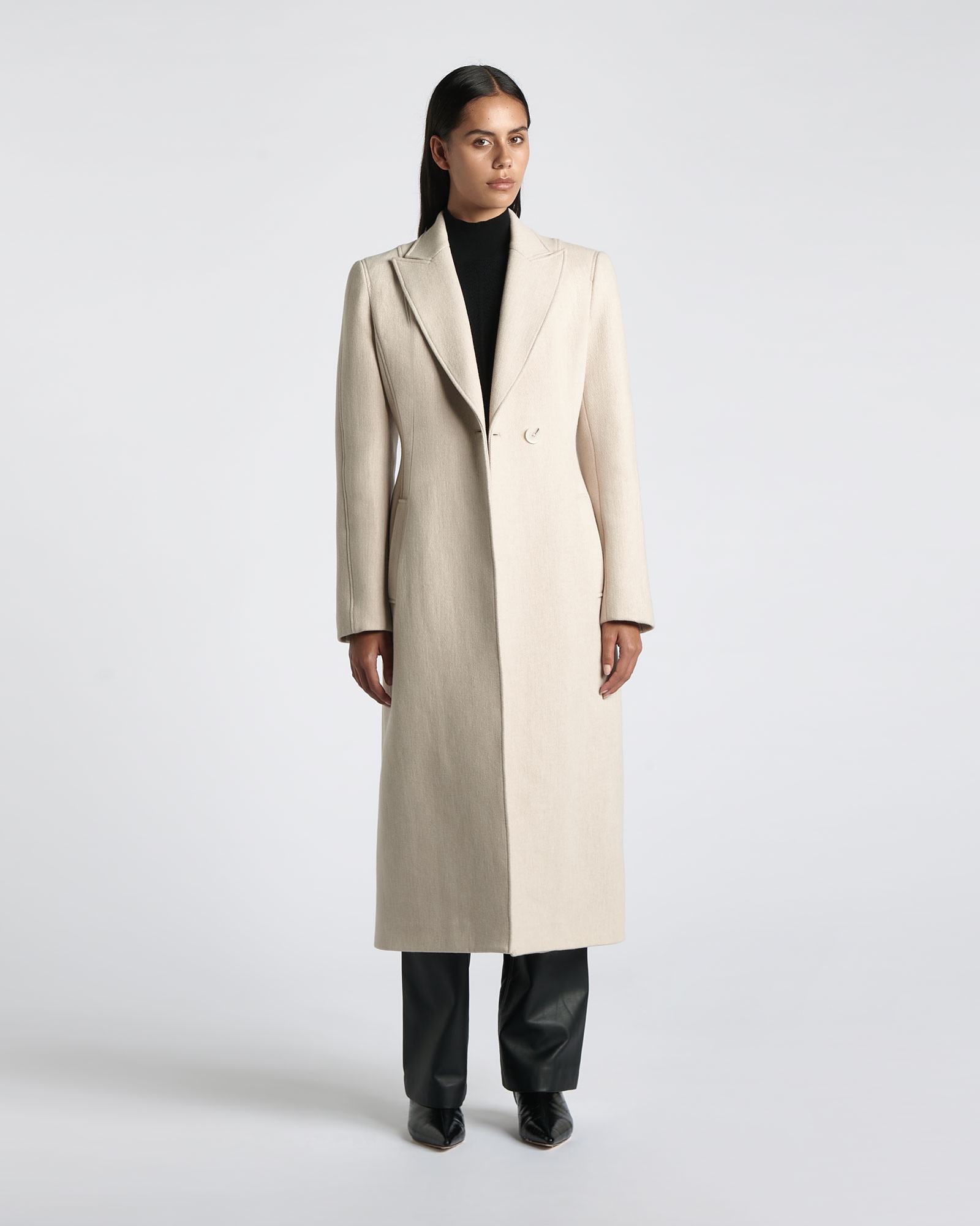 Jackets and Coats | Hourglass Coat | 126 Oatmeal