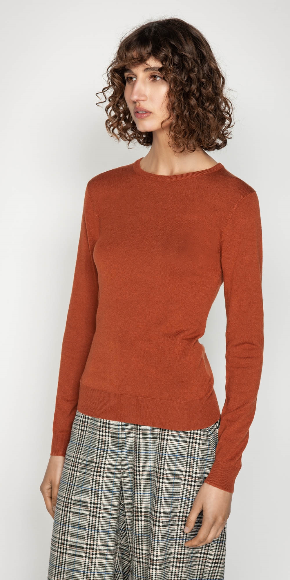 Round Neck Long Sleeve Knit | Buy Knitwear Online - Cue