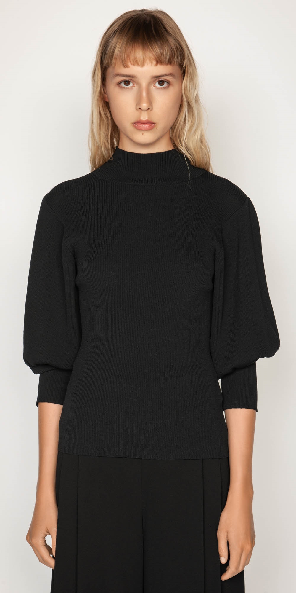 Sculptured Sleeve Knit Buy Knitwear Online Cue