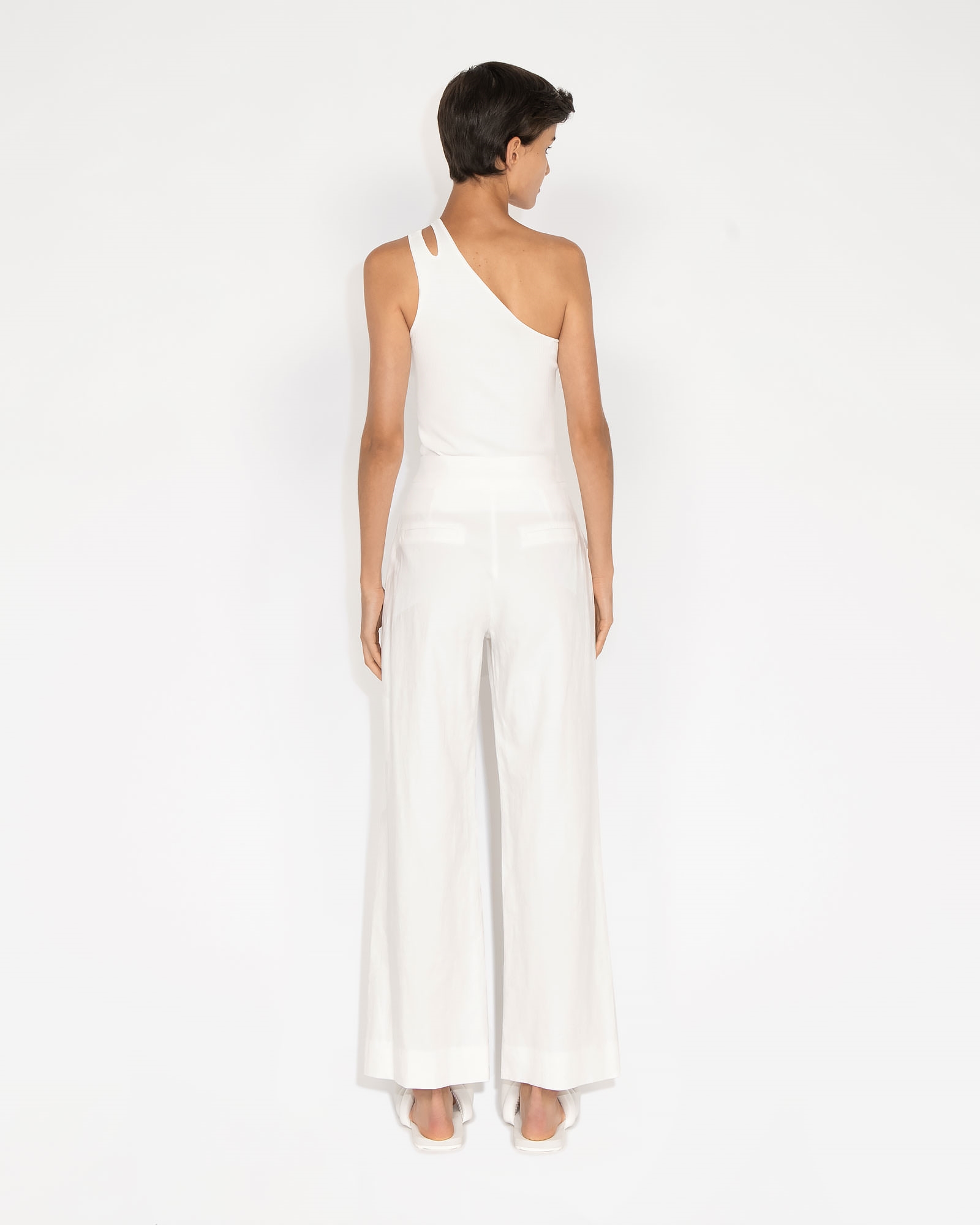 Knitwear | One Shoulder Cut Out Knit | 110 Off White