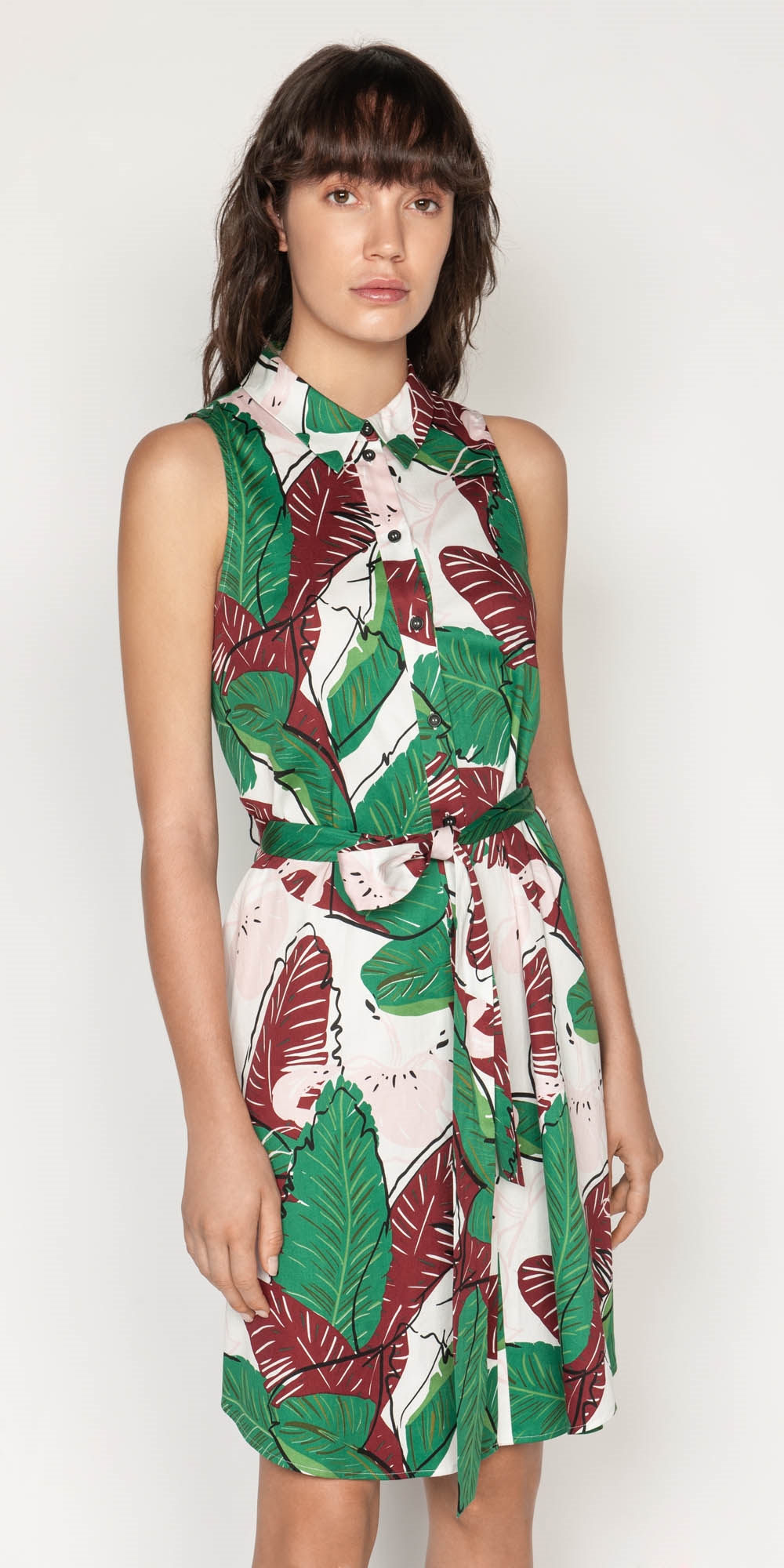 Belted Tropical Shirt Dress | Buy Dresses Online - Cue