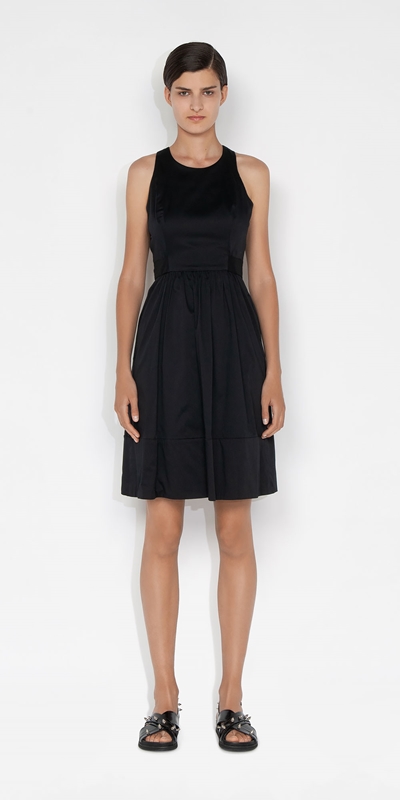 Dresses | Organic Cotton Cross Back Dress | 990 Black