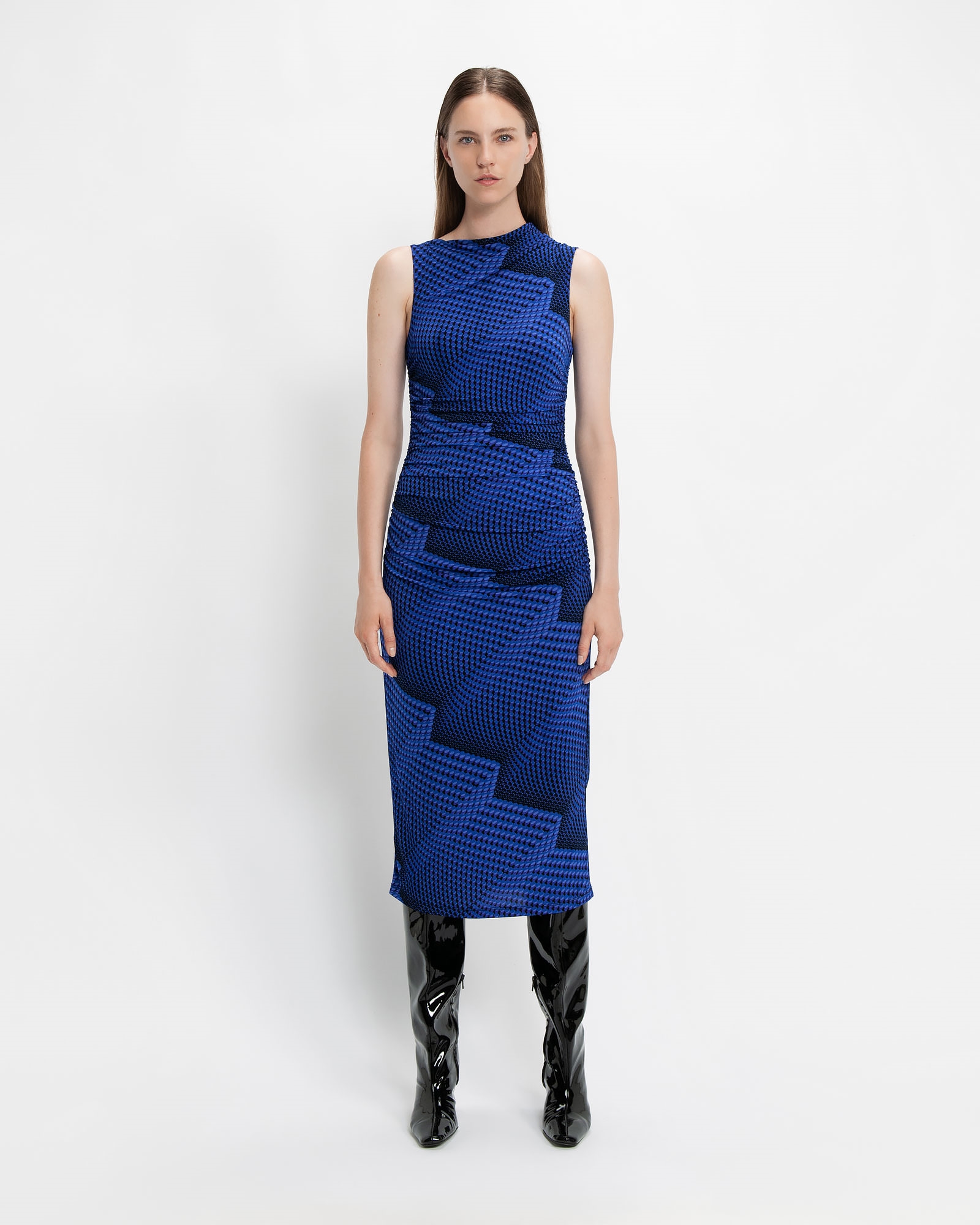Dresses | Jersey Ruched Dress | 718 Blue Violet