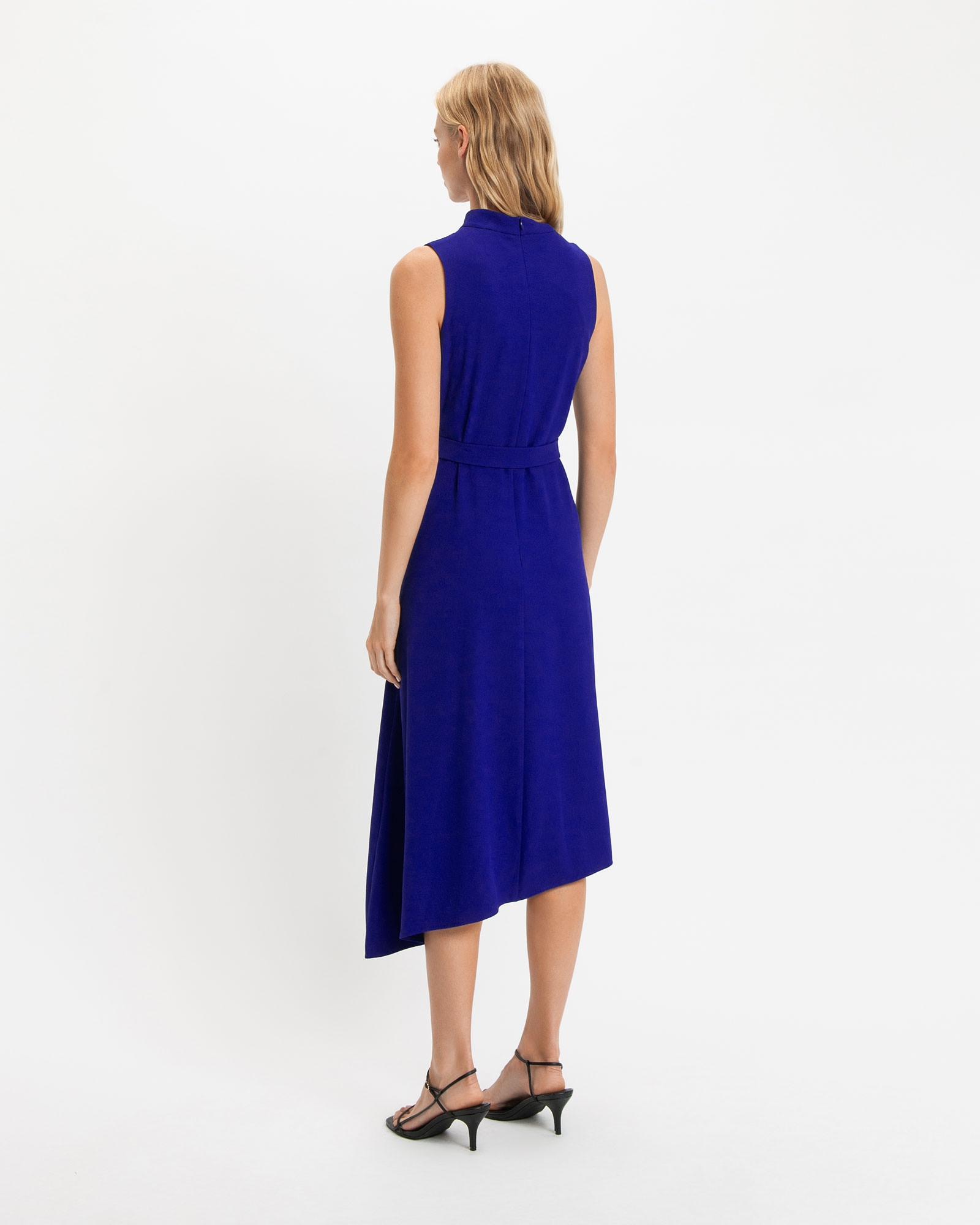 Crepe Tuck Neck Midi Dress | Buy Dresses Online - Cue