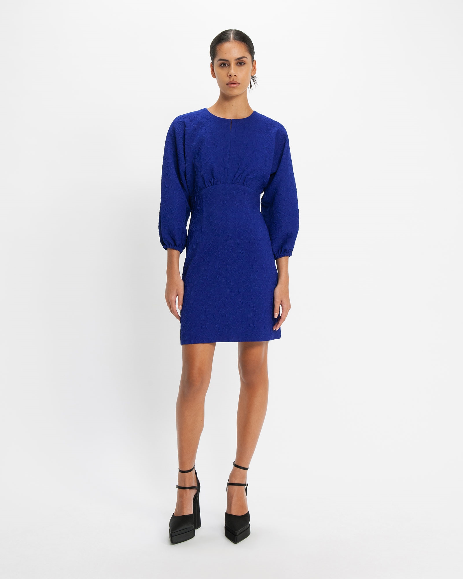 Sale | Jacquard Detail Dress | 571 Ultra Violet