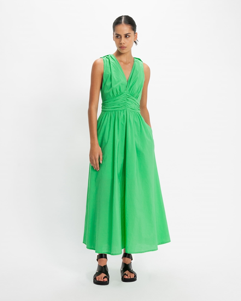 Dresses | Ruched Tab Shoulder Dress | 304 Apple