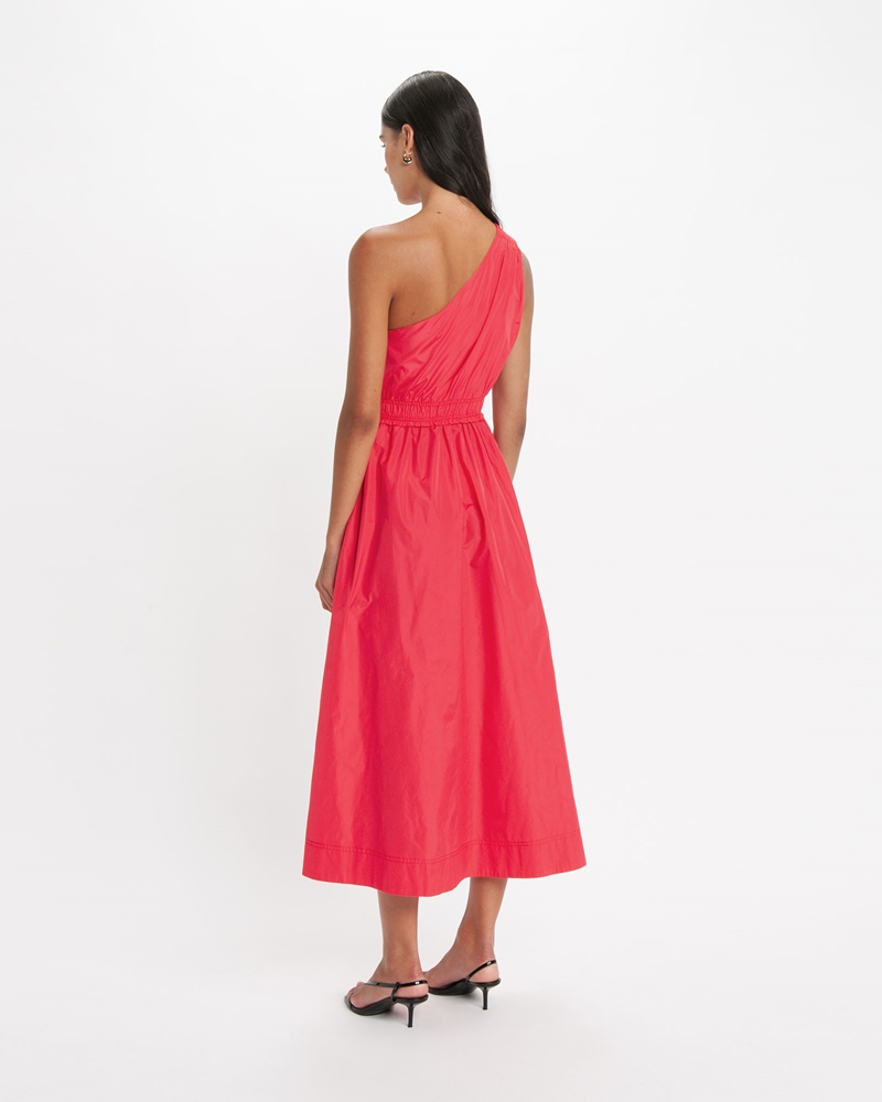 Sale  | Asymmetrical Taffeta Dress | 542 Malibu