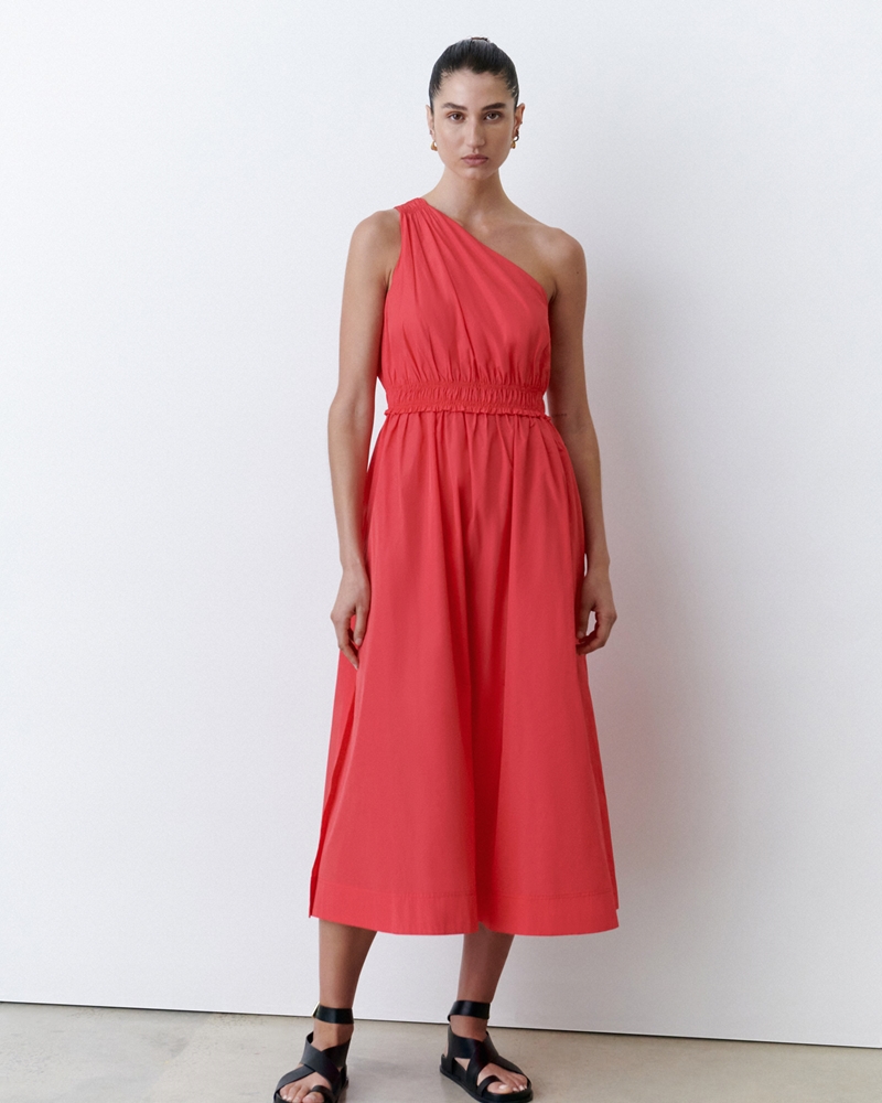 Sale  | Asymmetrical Taffeta Dress | 542 Malibu
