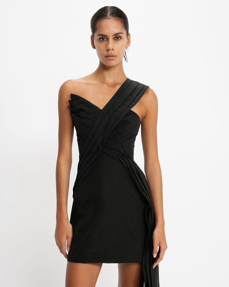 Dresses | Sculptural Mini Dress | 990 Black