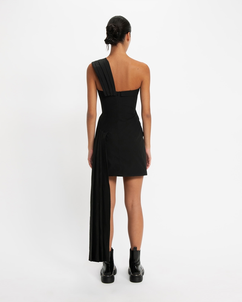 Dresses  | Sculptural Mini Dress | 990 Black