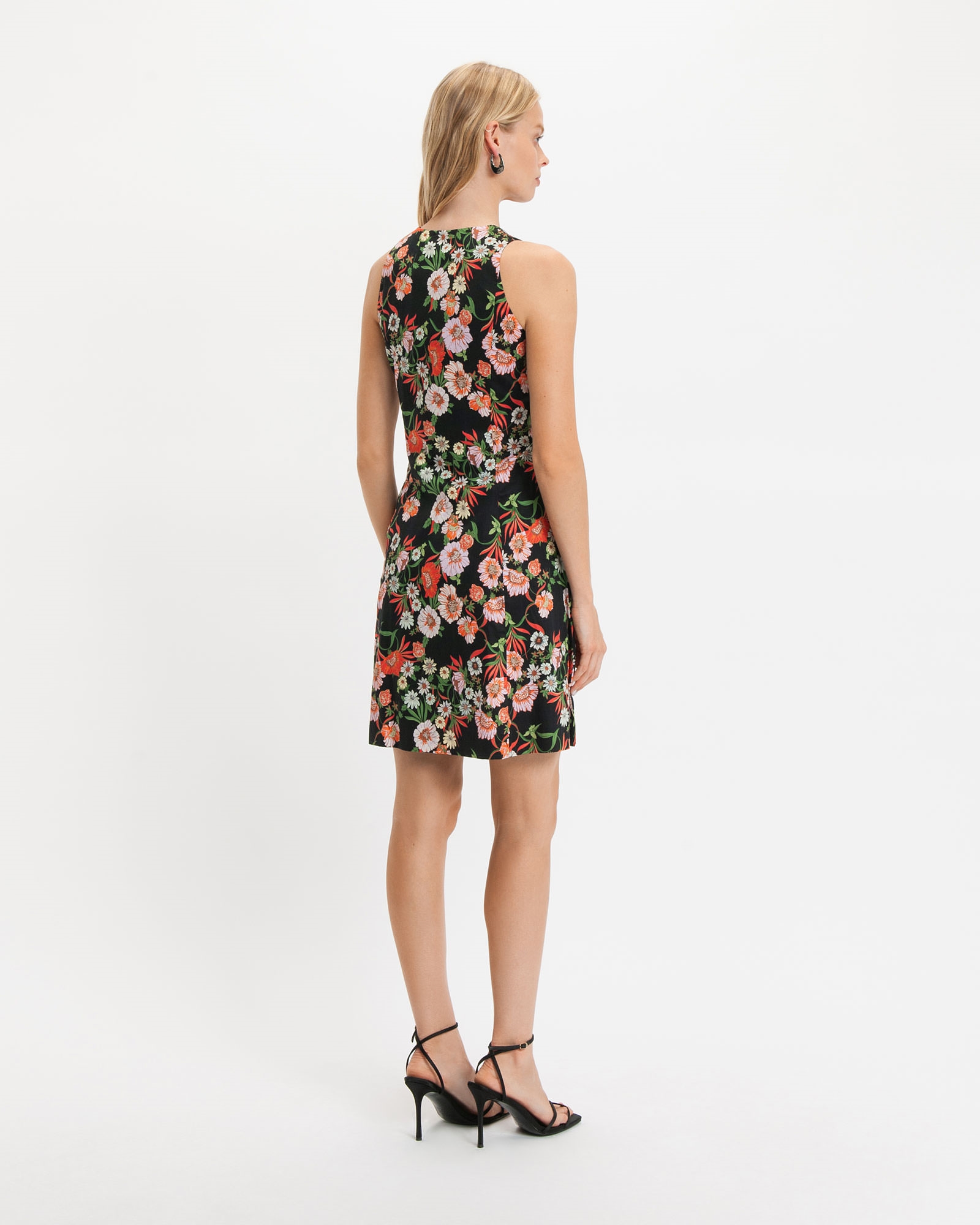 Floral Sateen Zip Front Dress | Buy Dresses Online - Cue