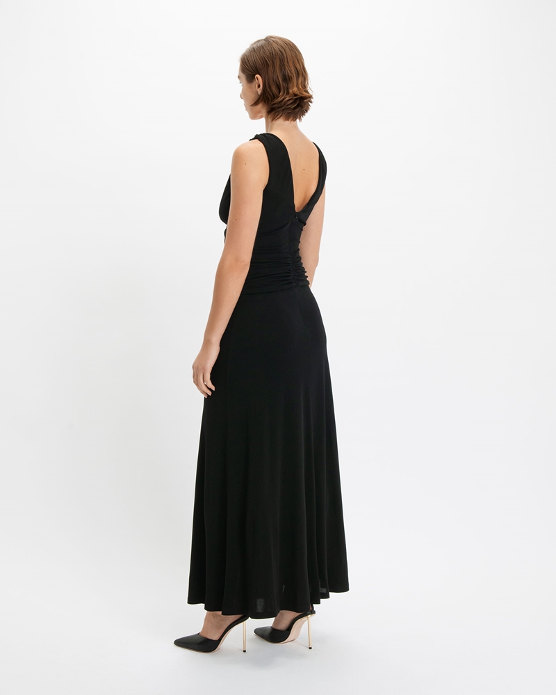 Dresses  | Cut-Out Jersey Dress | 990 Black