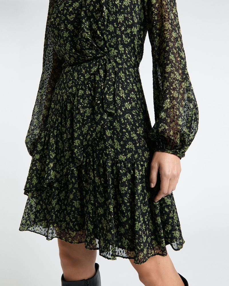Dresses  | Ditsy Floral Mini Dress | 330 Green