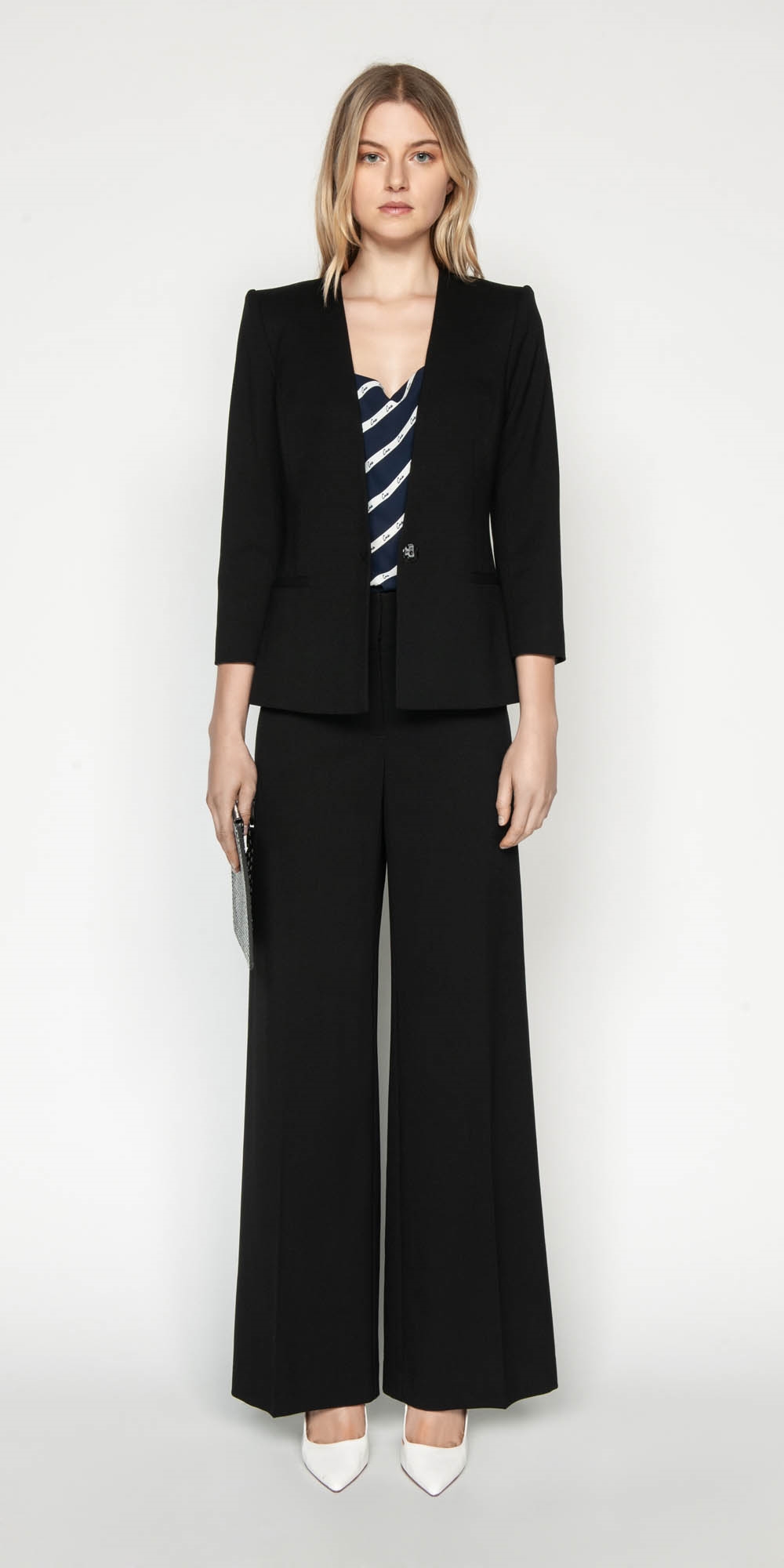 Wide Leg Suit Pant Buy Pants Online Cue