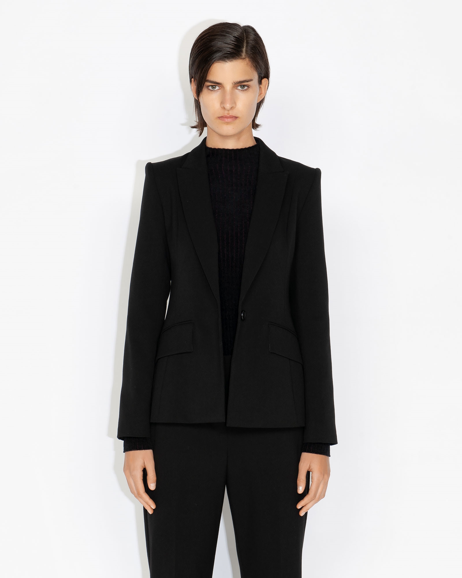 Jackets and Coats | Single Button Classic Jacket | 990 Black