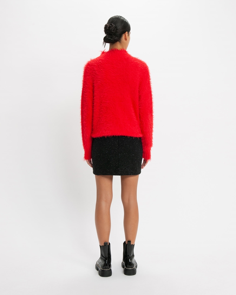 New Arrivals  | Fluffy Jumper | 660 Red