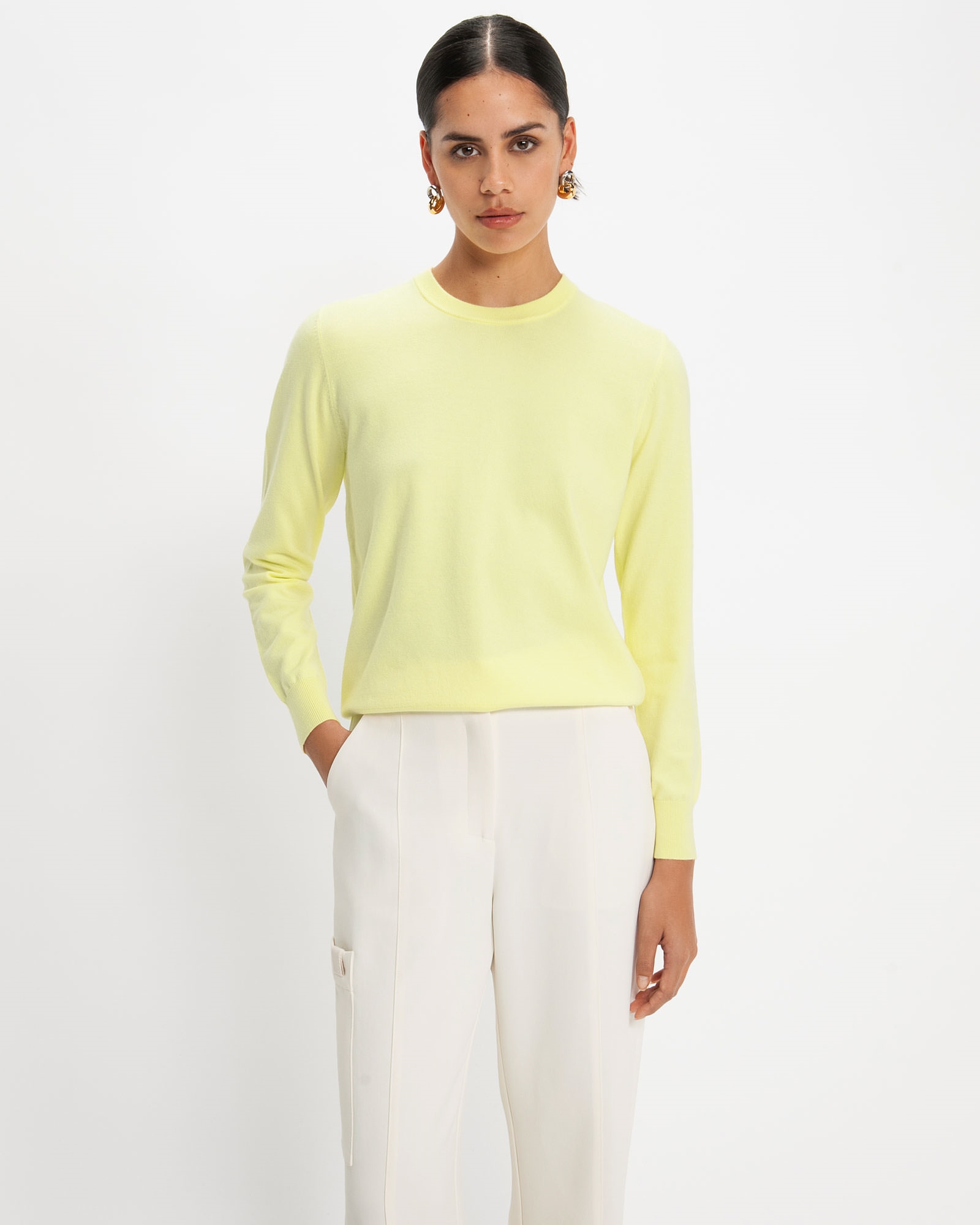 Sale  | Loose Fit Sweater | 200 Lemon